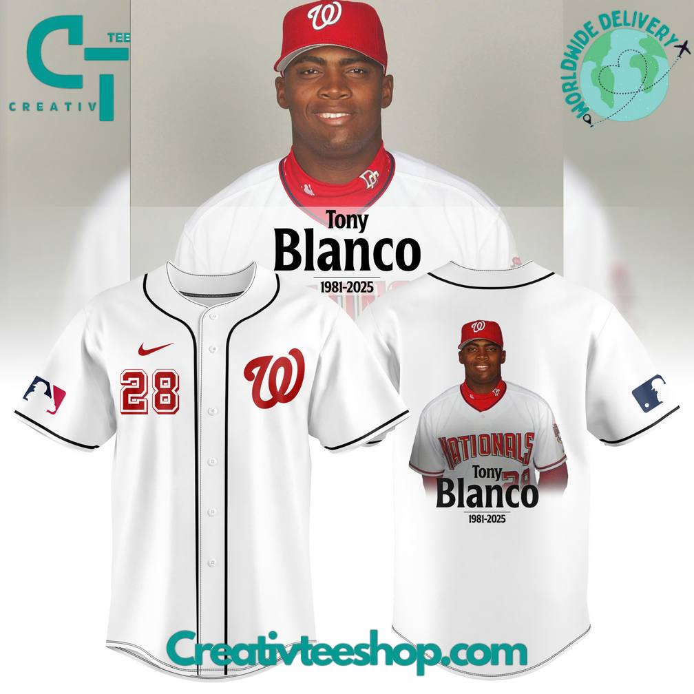 Washington Nationals Washington Days – Blanco Legacy Special Baseball Jersey
