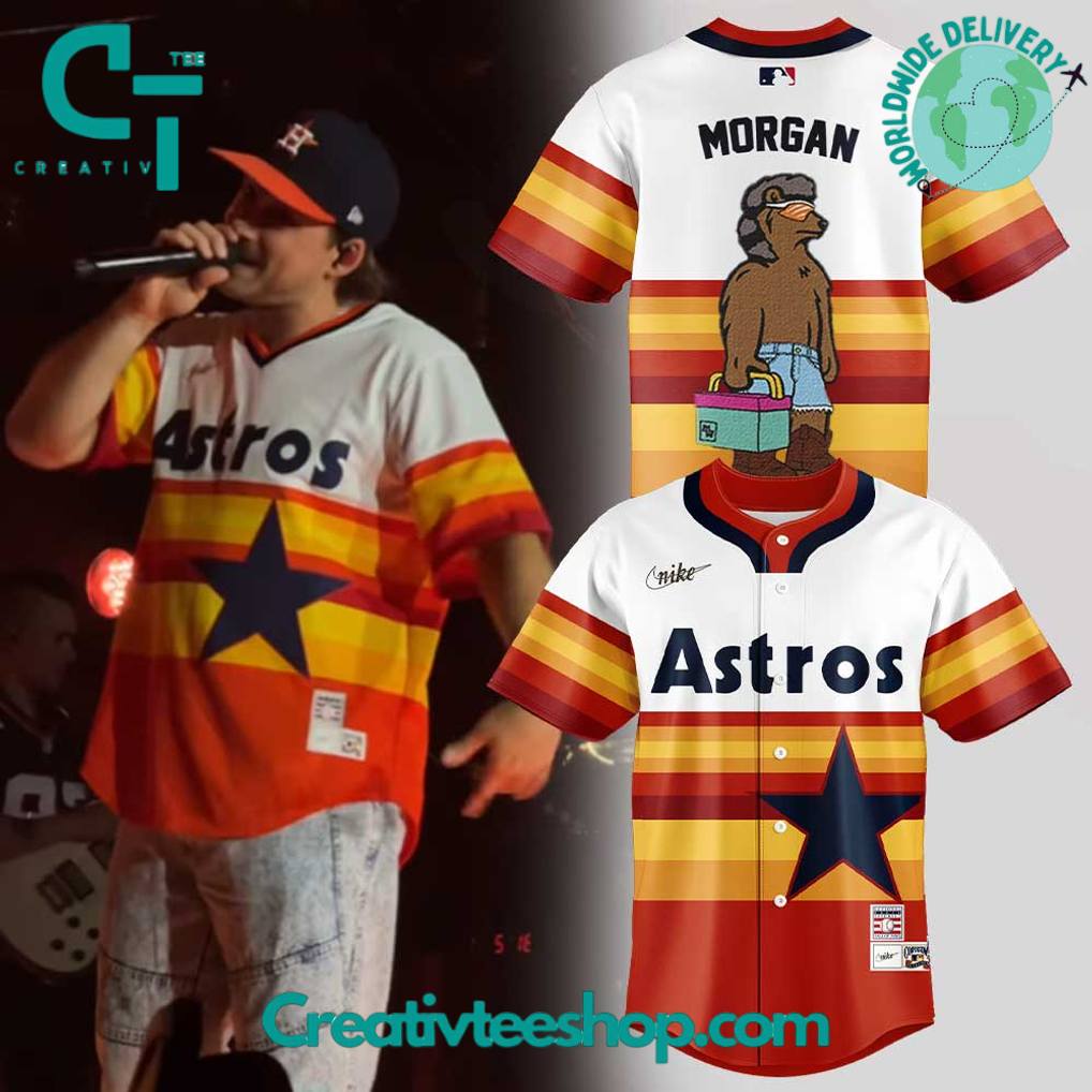 Houston Astros x Morgan “I’m The Problem Tour” Mossy Oak Baseball Jersey