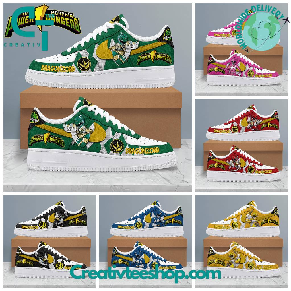 Power Rangers All Characters Special Edition Air Force 1 Sneaker