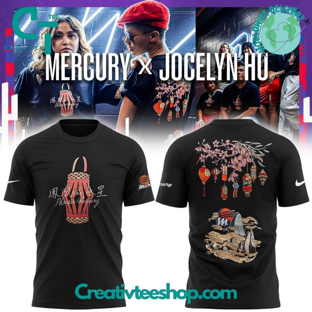 Phoenix Mercury x Jocelyn Hu 2025 AAPI Heritage Night Special Tee
