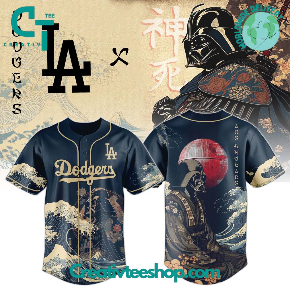 Los Angeles Dodgers x Lord Vader Japan Edition 2025 Baseball Jersey