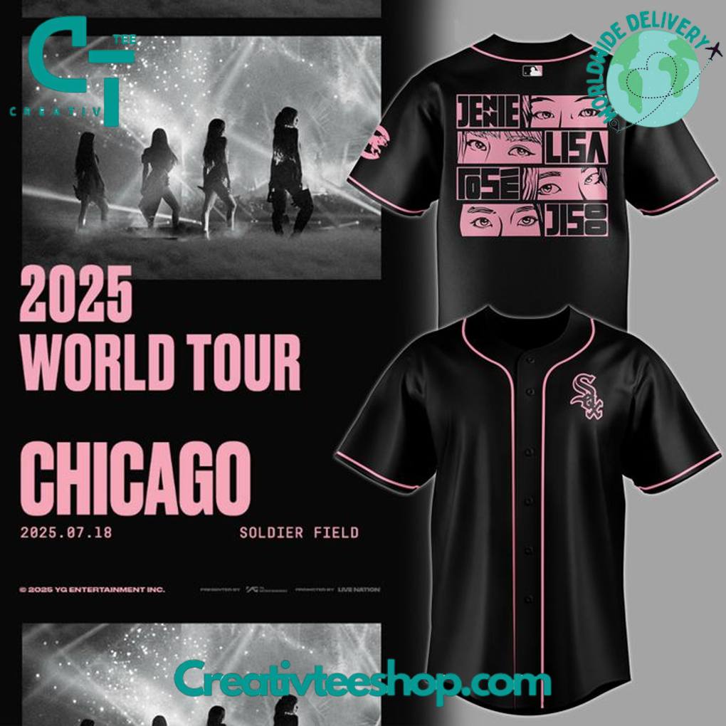 Chicago White Sox x Blackpink World Tour 2025 Special Baseball Jersey