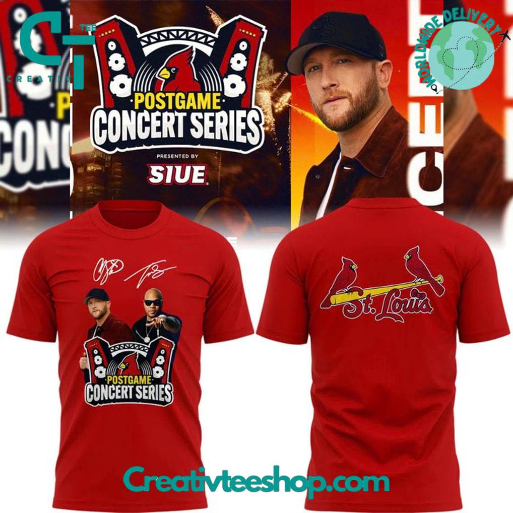 St. Louis Cardinals Postgame Concert Special Red Tee