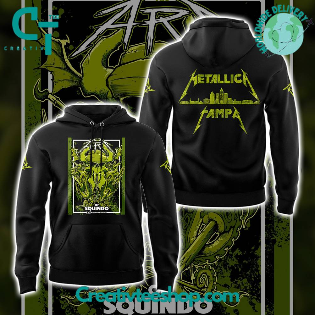 Metallica M72 World Tour x Tampa Takeover Limited Edition Hoodie