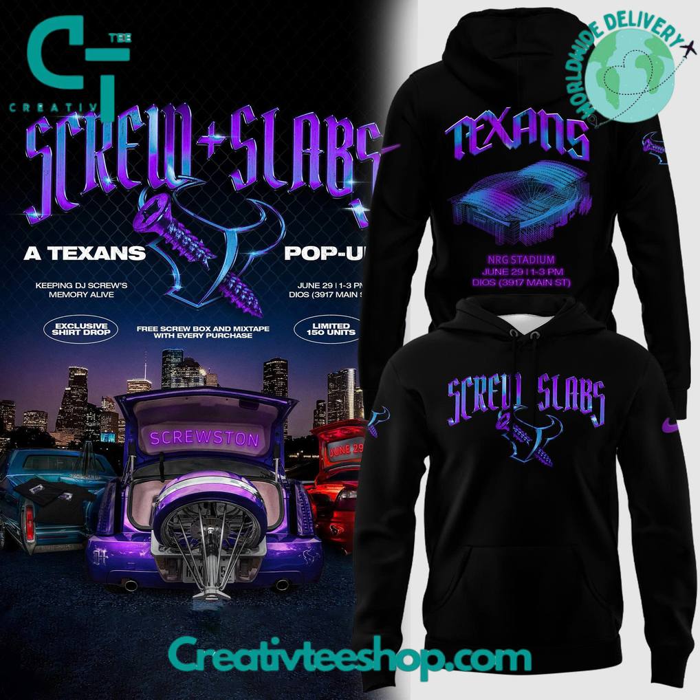 Houston Texans x DJ Screw “Screwston” Special Hoodie