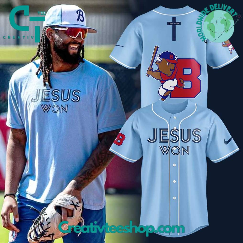 Buffalo Bisons x Jesus Won Special Baseball Jersey