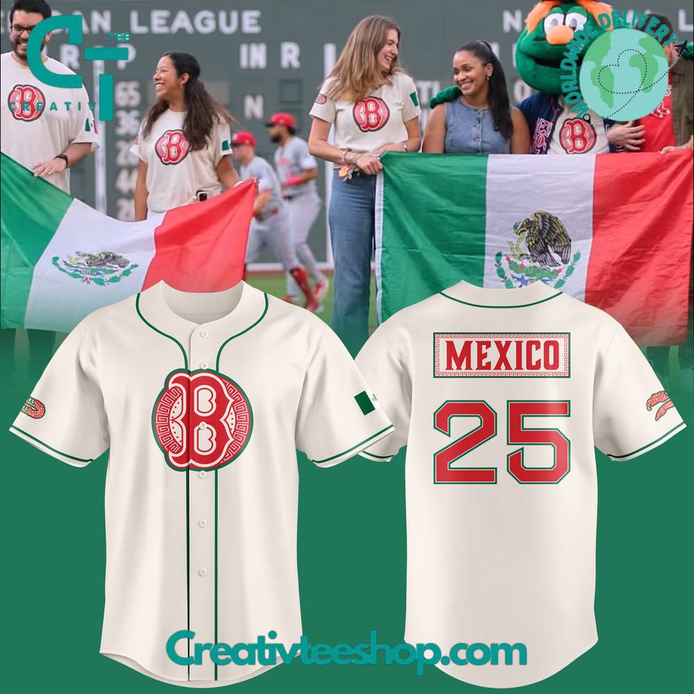 Boston Red Sox Mexican Celebration Night 2025 Special Baseball Jersey