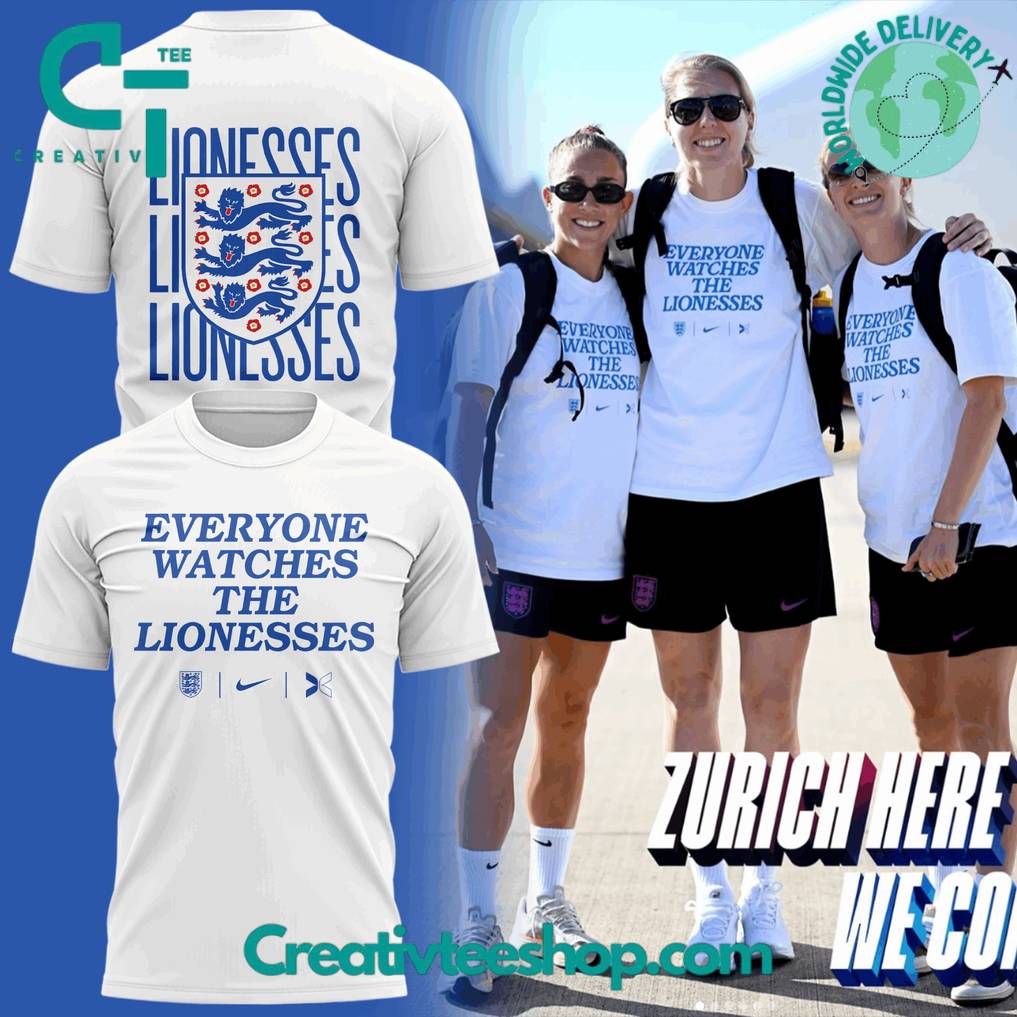 The Lionesses “Everyone Watches” Special White Tee