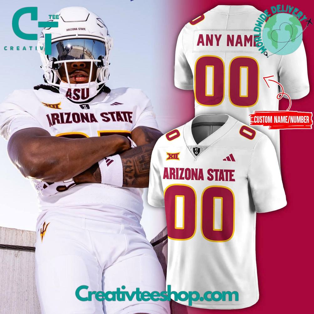 Arizona State Sun Devils Special New Football Jersey – White