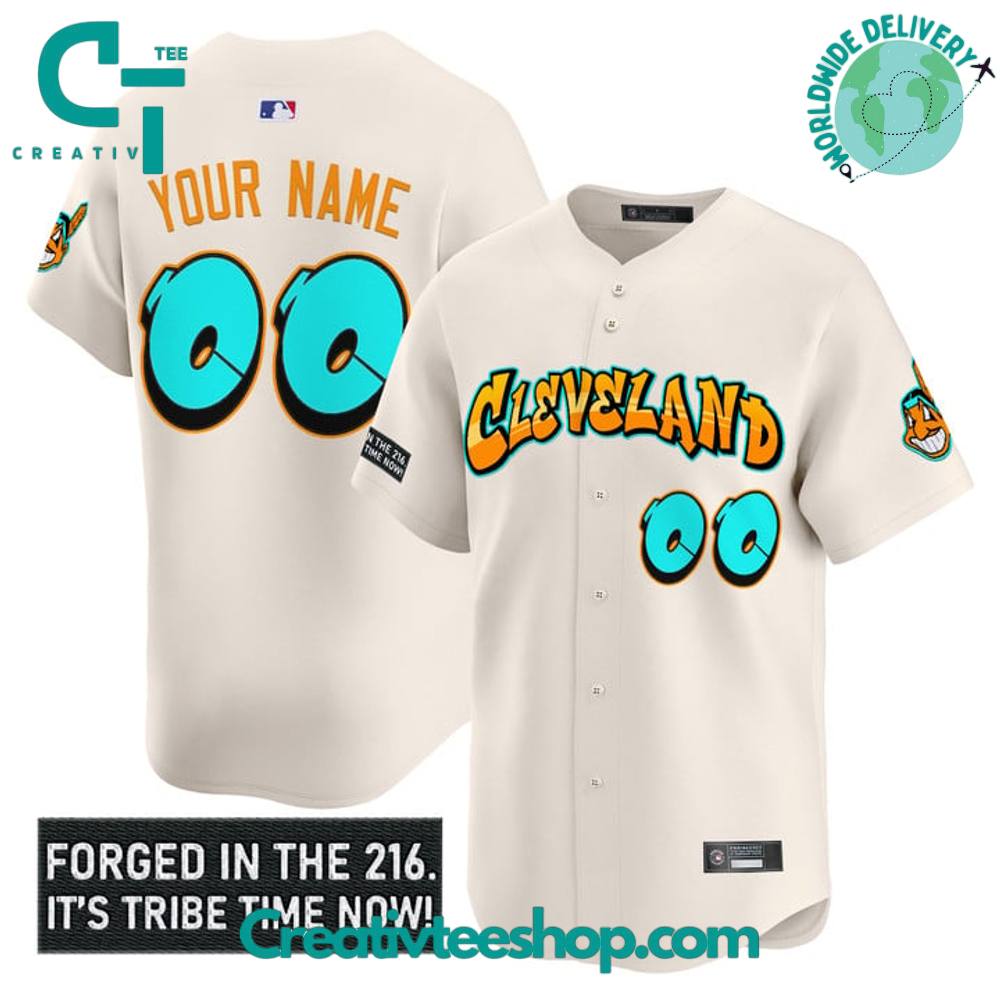 Cleveland Indians ‘Graffiti 216 Ink Edition’ Special Baseball Jersey