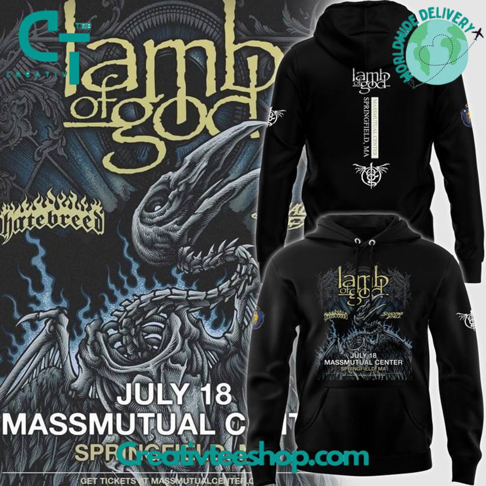 Springfield Thunderbirds x Lamb of God Tour 2025 at Springfield Special Hoodie