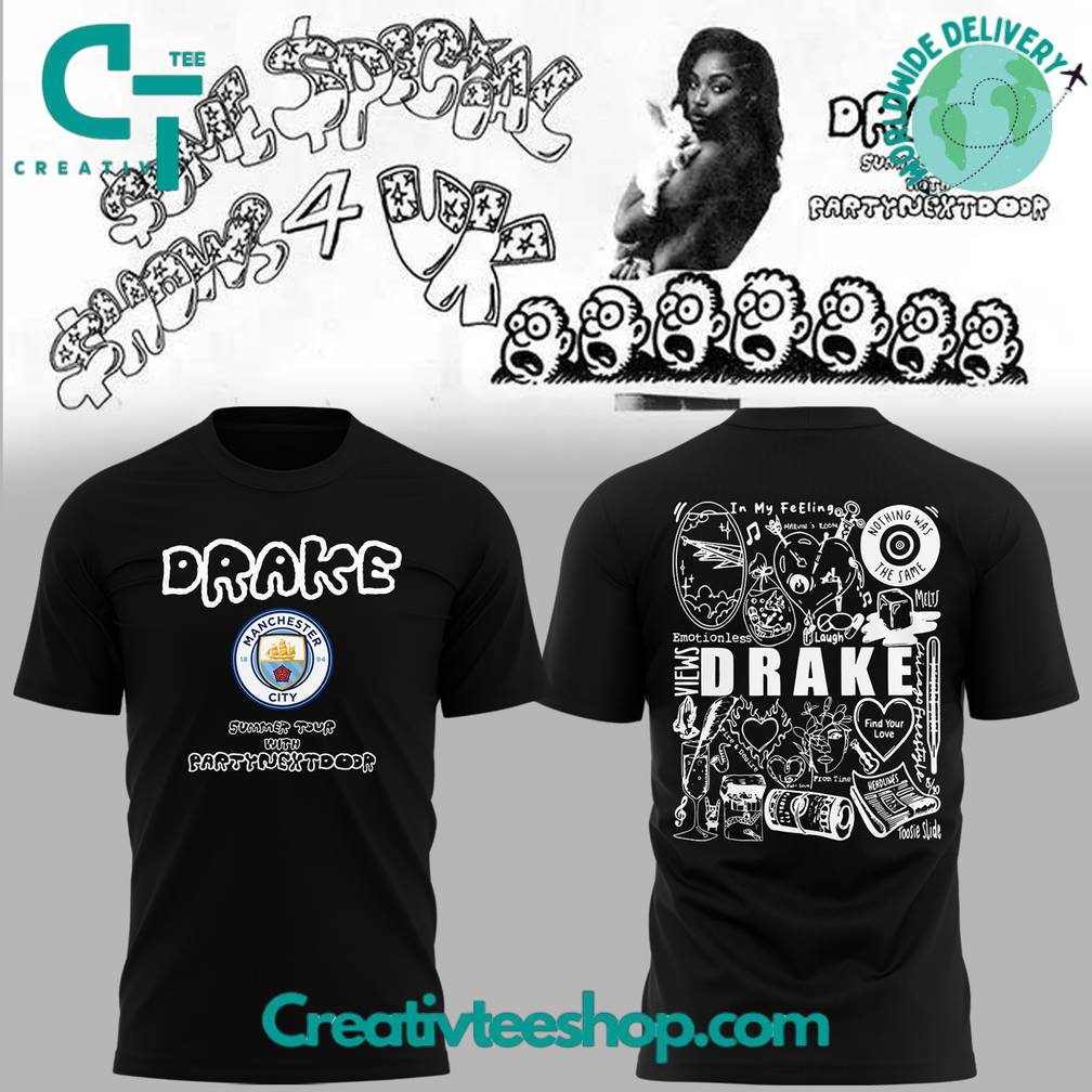 Manchester City x Drake Summer Tour 2025 Special Tee