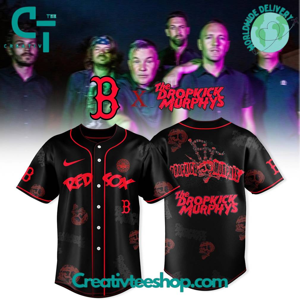 Boston Red Sox x Dropkick Murphys Special Edition Baseball Jersey