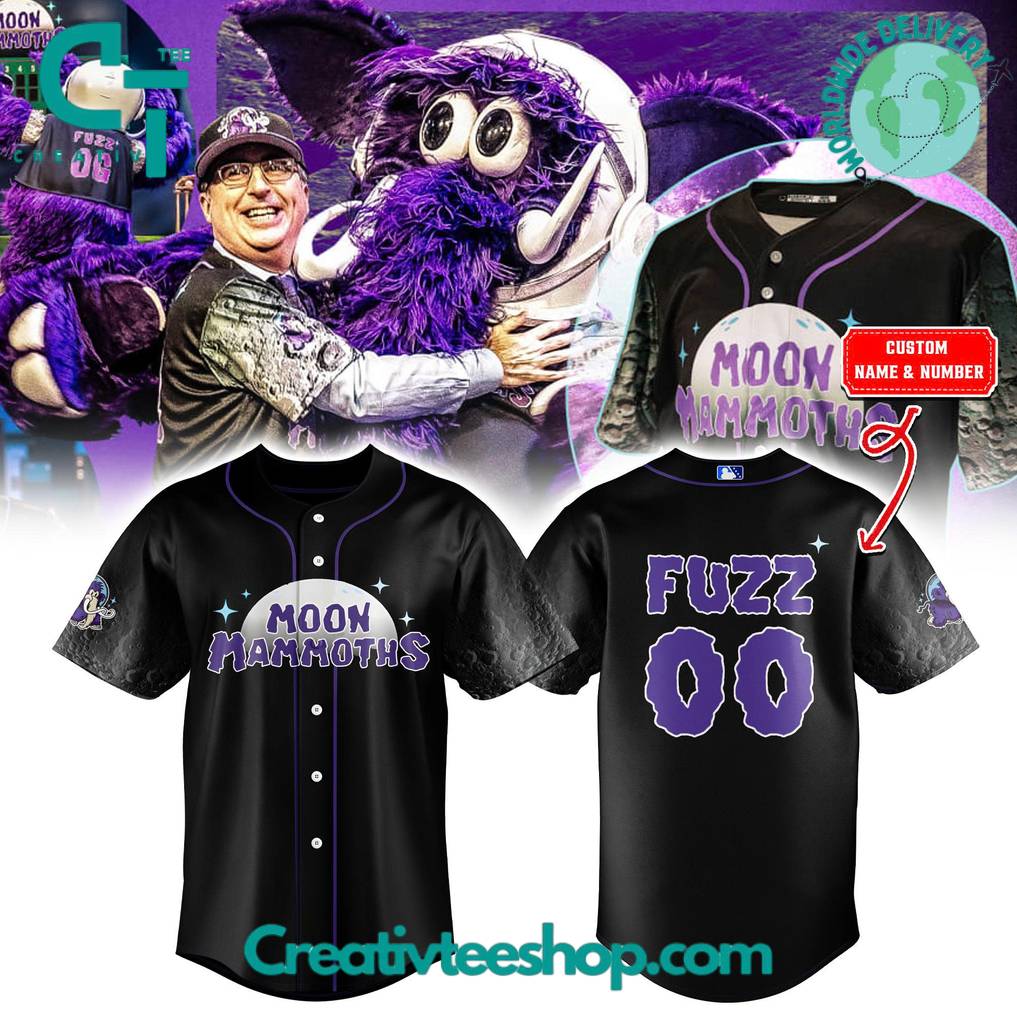 Erie SeaWolves BR Moon Mammoths Special Edition Baseball Jersey