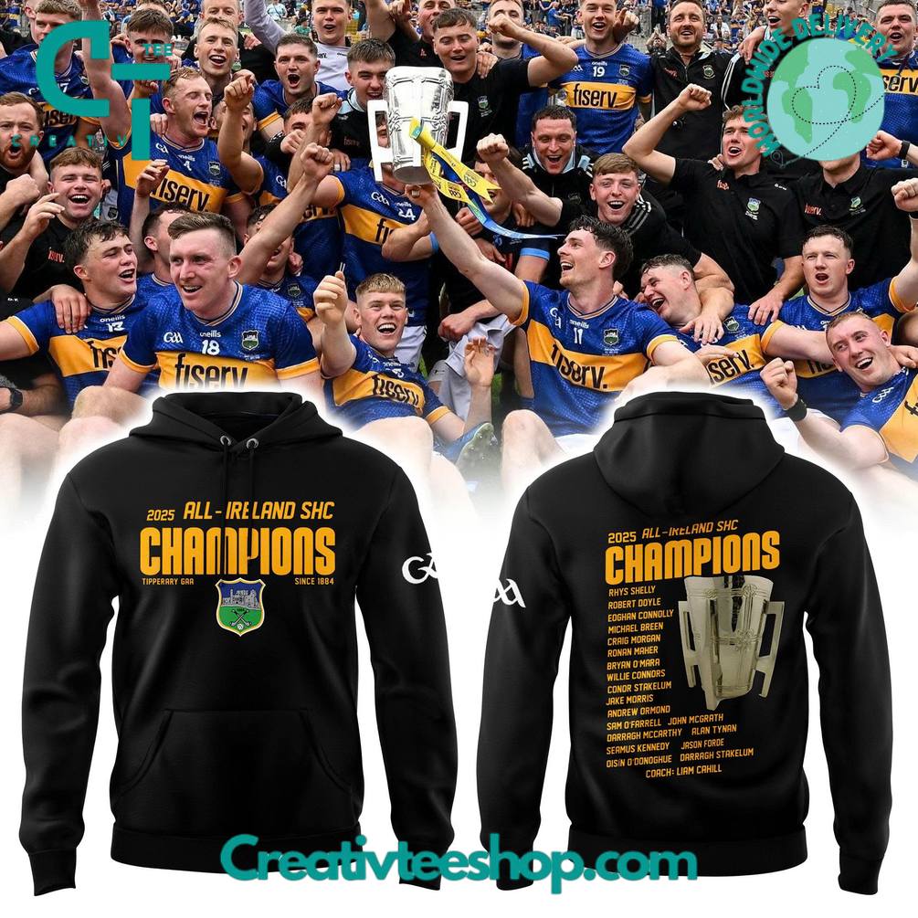 Tipperary GAA AllIreland SHC Champions 2025 Special Hoodie