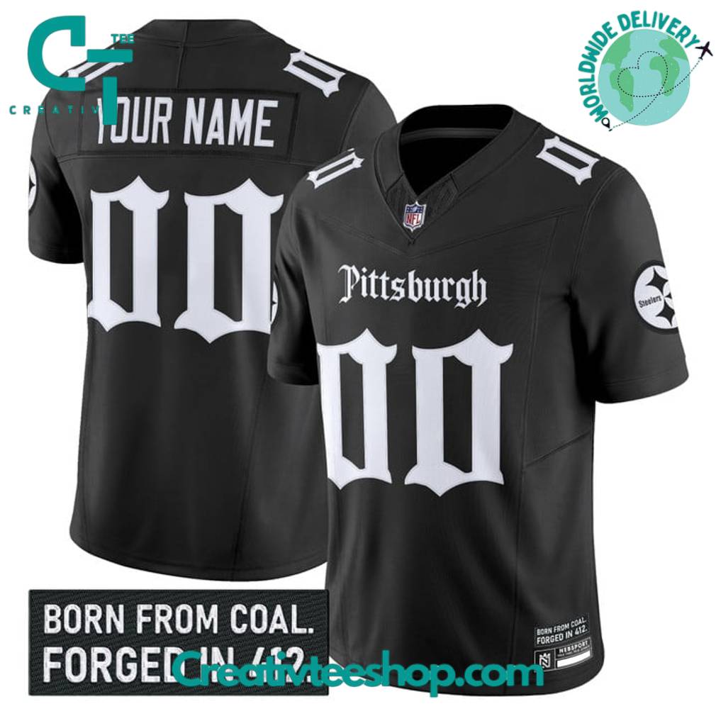 Pittsburgh Steelers ‘Gothic Steel City Edition’ Special Football Jersey