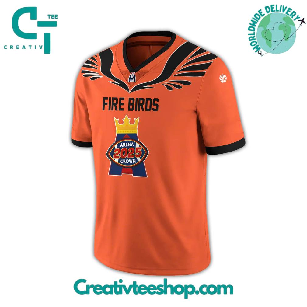 Albany Firebirds 2025 Arena Crown CHAMPIONS Custom Football Jersey