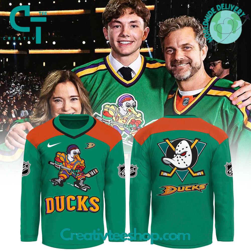 Anaheim Ducks ‘Quack Attack Retro Edition’ Special Hockey Jersey