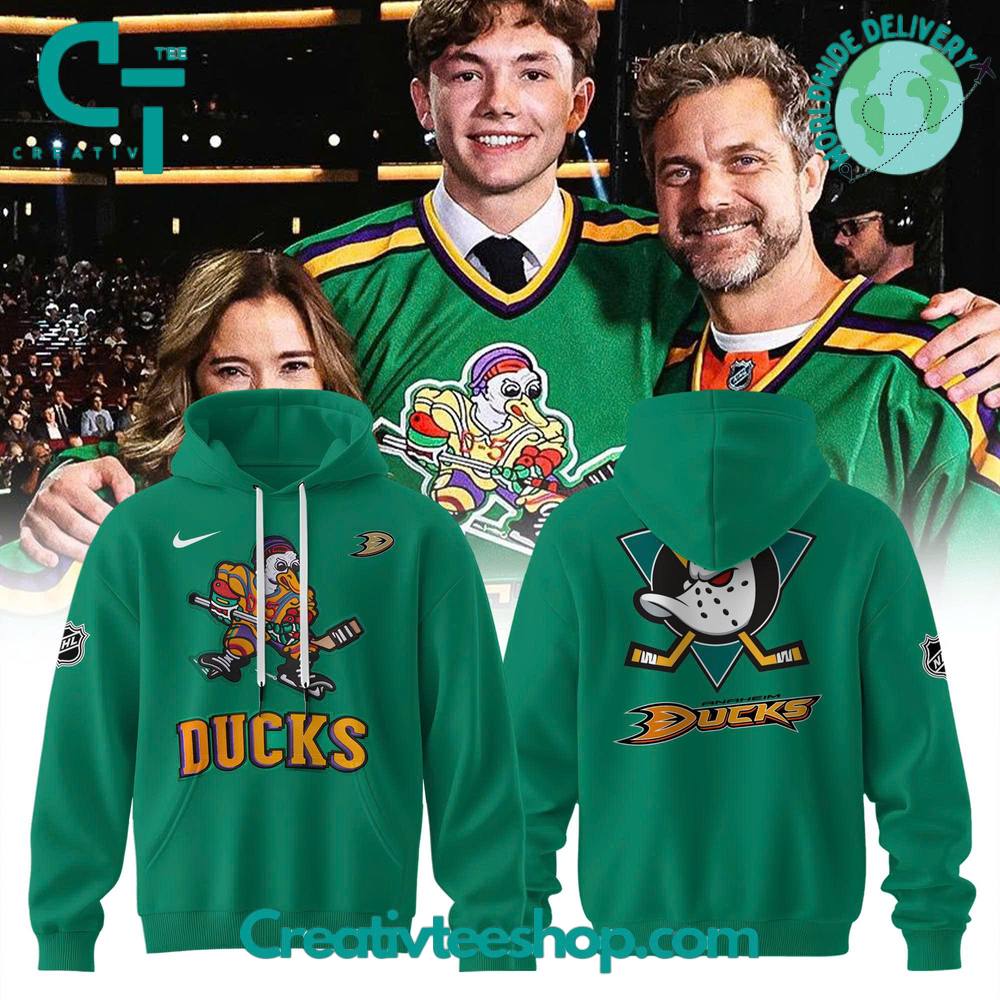 Anaheim Ducks ‘Quack Attack Retro Edition’ Special Hoodie