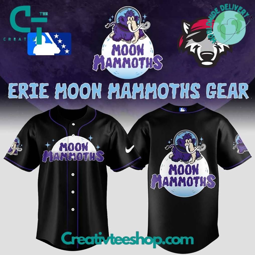 Erie SeaWolves x Erie Moon Mammoths Night Special Baseball Jersey