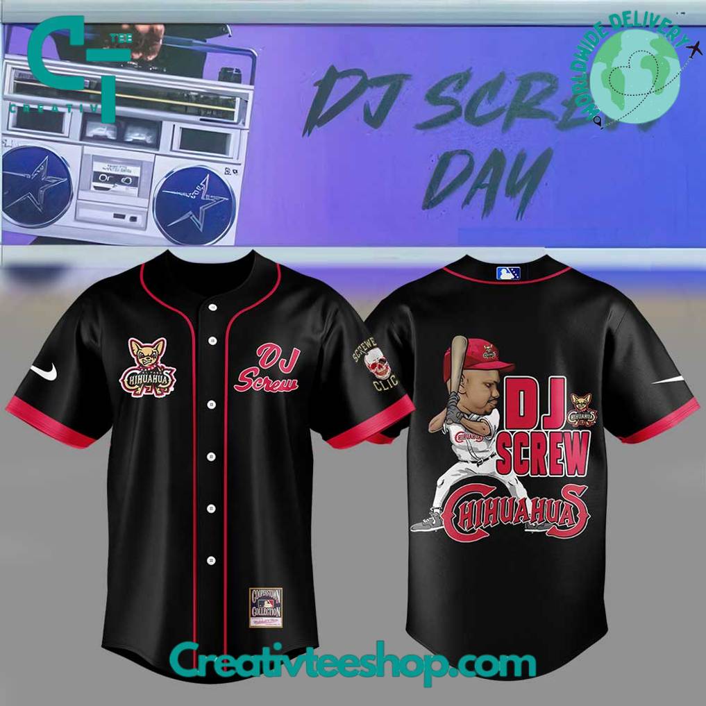 El Paso Chihuahuas x DJ Screw Day Special Baseball Jersey