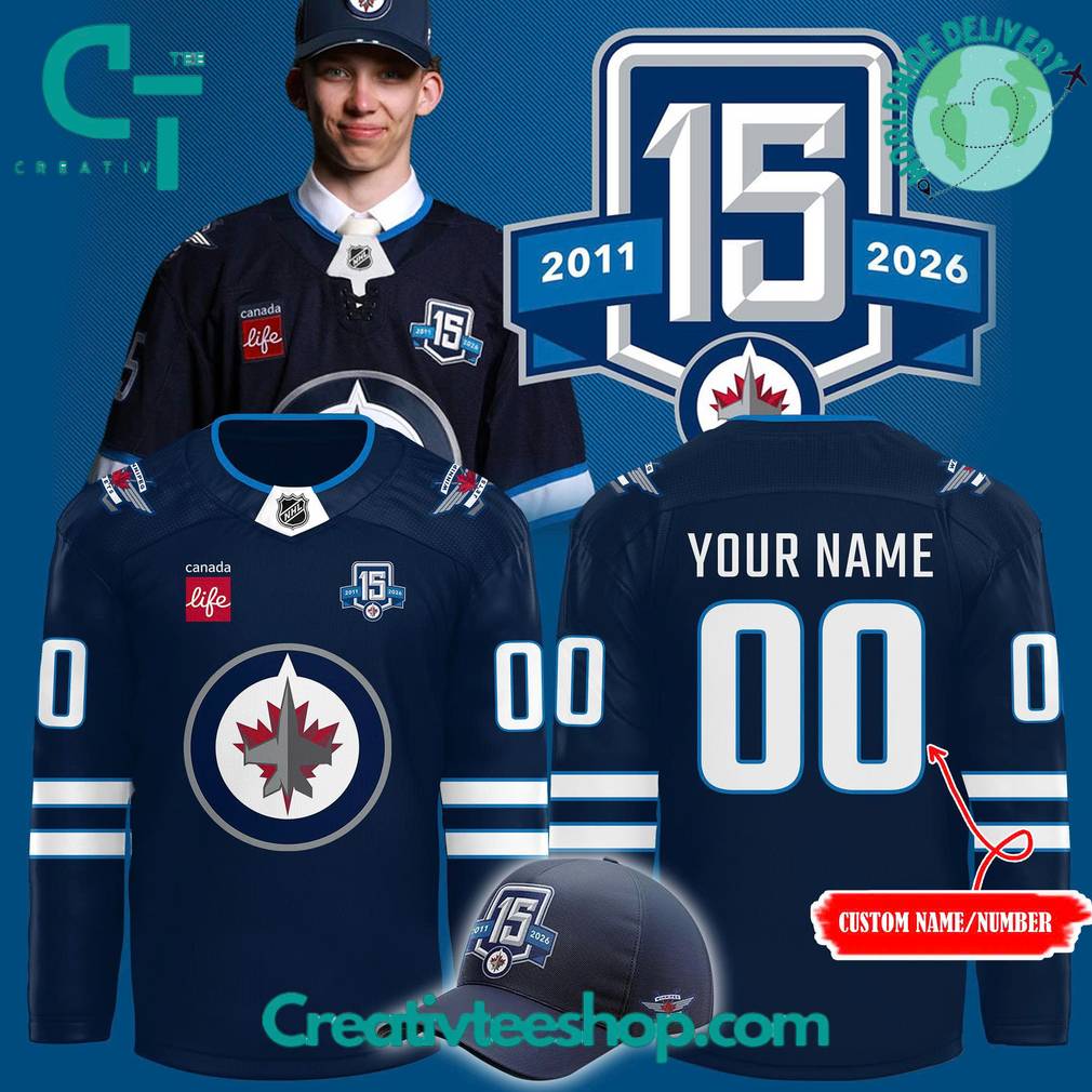 Winnipeg Jets 15th Anniversary Limited Edition Hockey Jersey