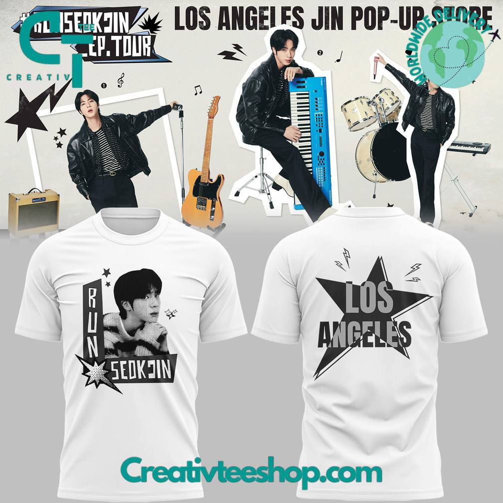 BTS RUNSEOKJIN_EP.TOUR’ 25 Los Angeles T-Shirt