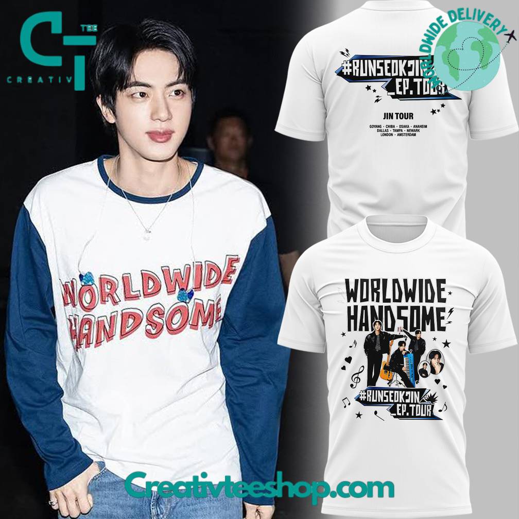 BTS RUNSEOKJIN_EP.TOUR’ 25 “Worldwide Handsome” Special Tee
