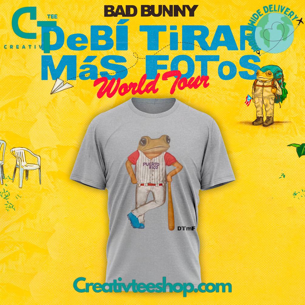 Bad Bunny DeBÍ TiRAR MáS FOToS Concho Baseball Tee