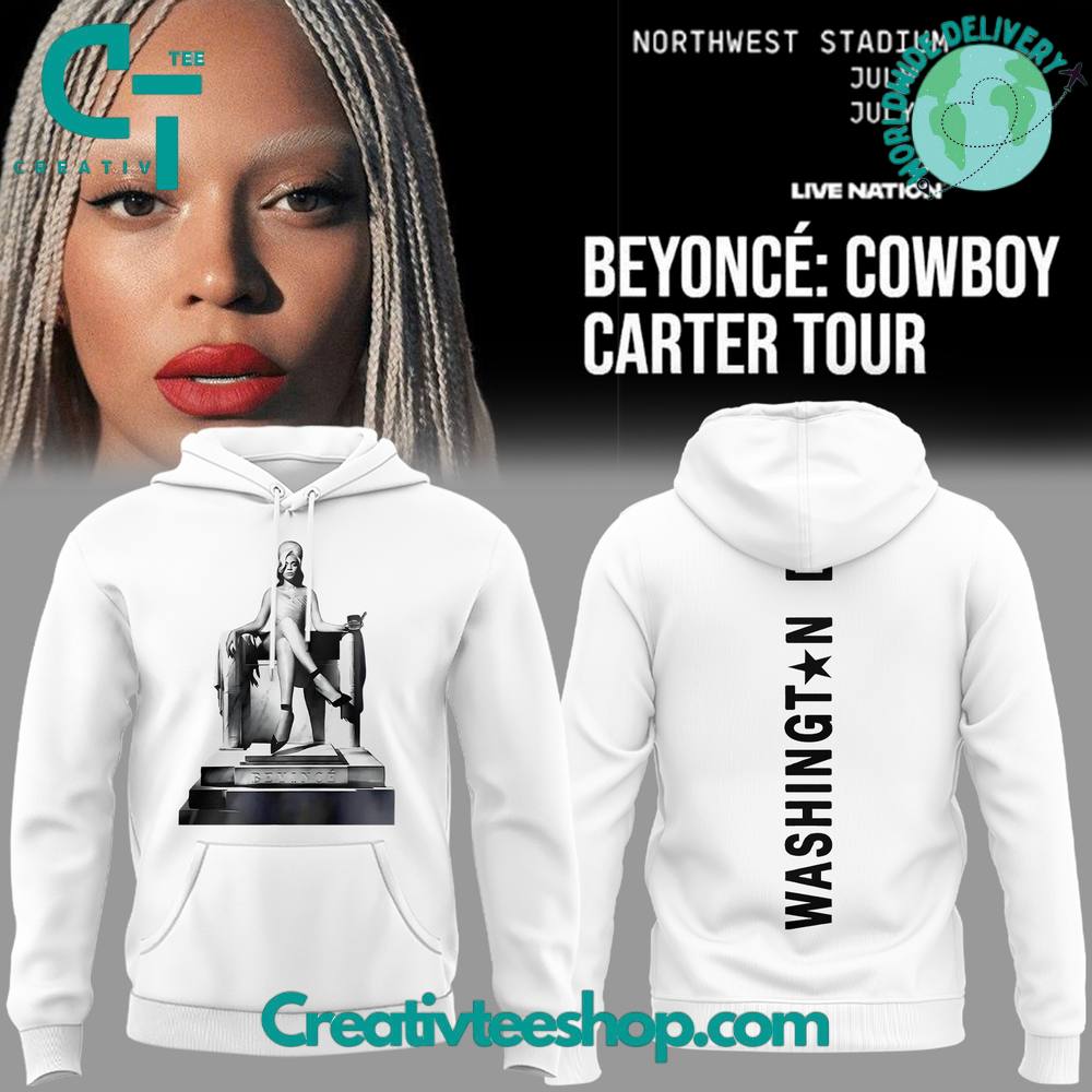 Beyonce Cowboys Carter Tour  x Washington DC Special Hoodie