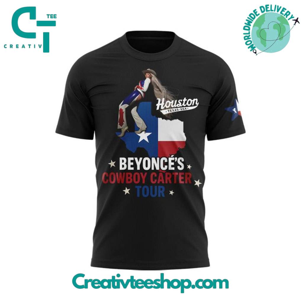 Beyonce Cowboys Cowboy Carter Tour NRG Stadium Houston Tee