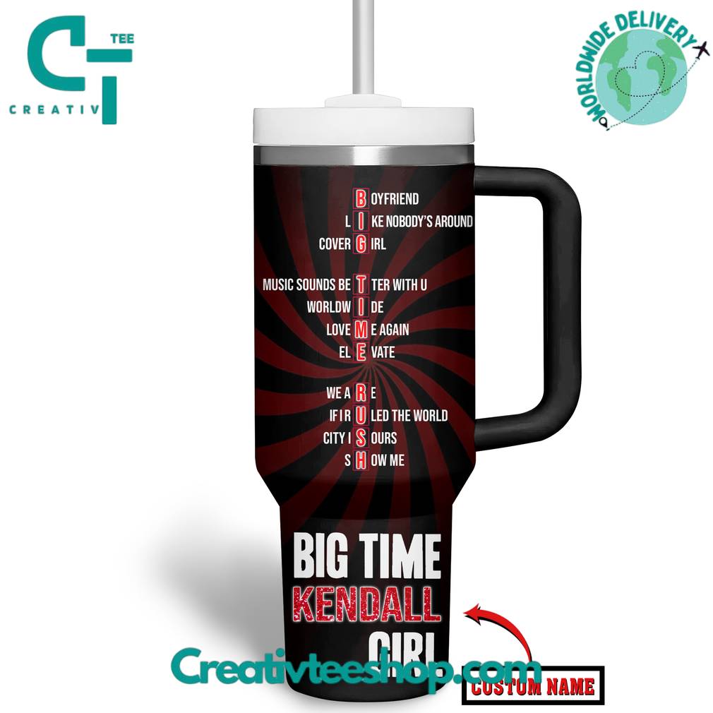 Big Time Rush Special Tumbler 40oz with Handle