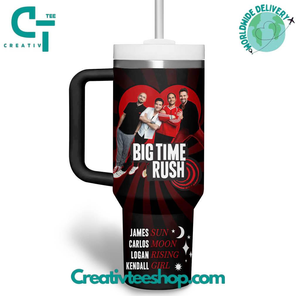 Big Time Rush Special Tumbler 40oz with Handle
