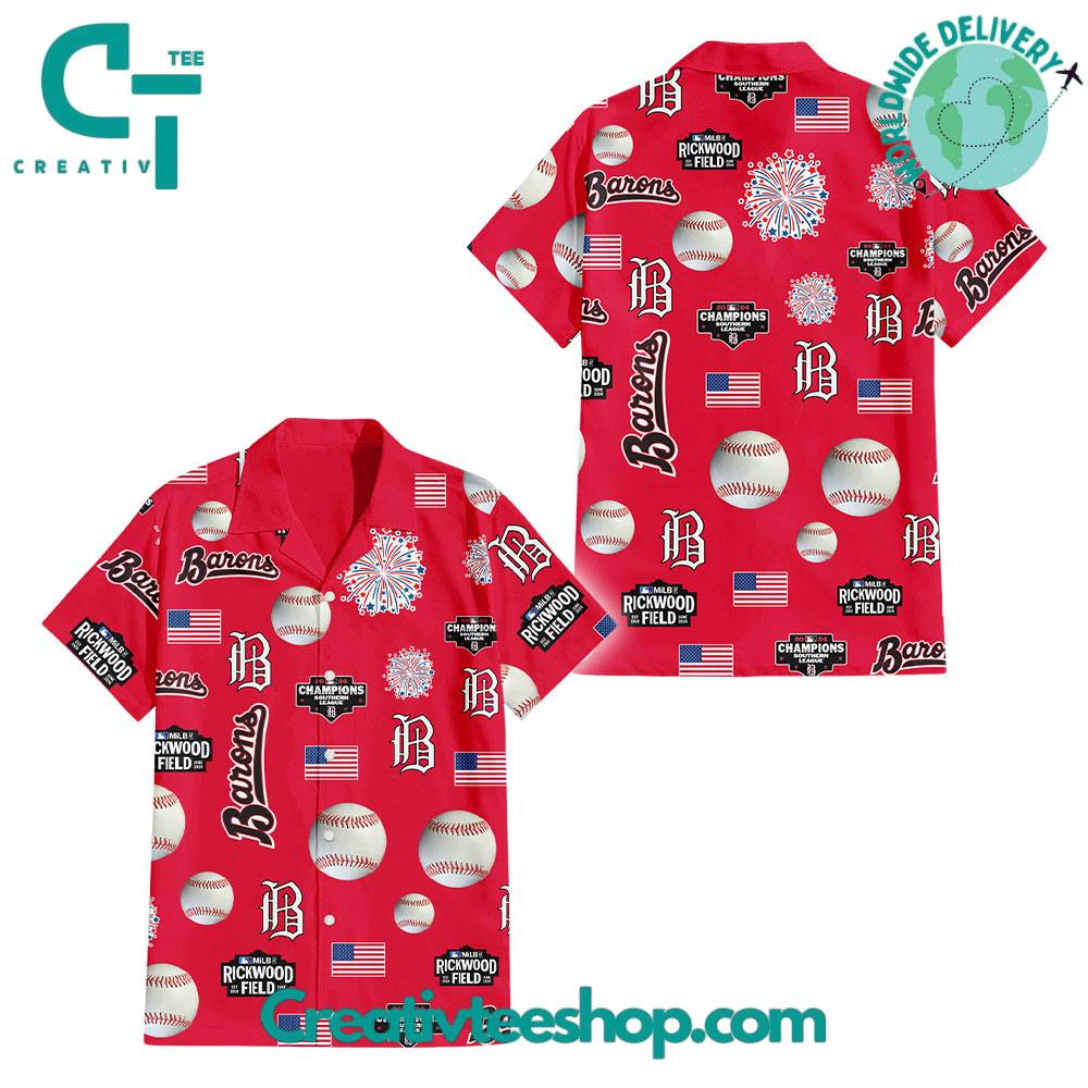 Birmingham Barons Special New 2025 Hawaiian Shirt