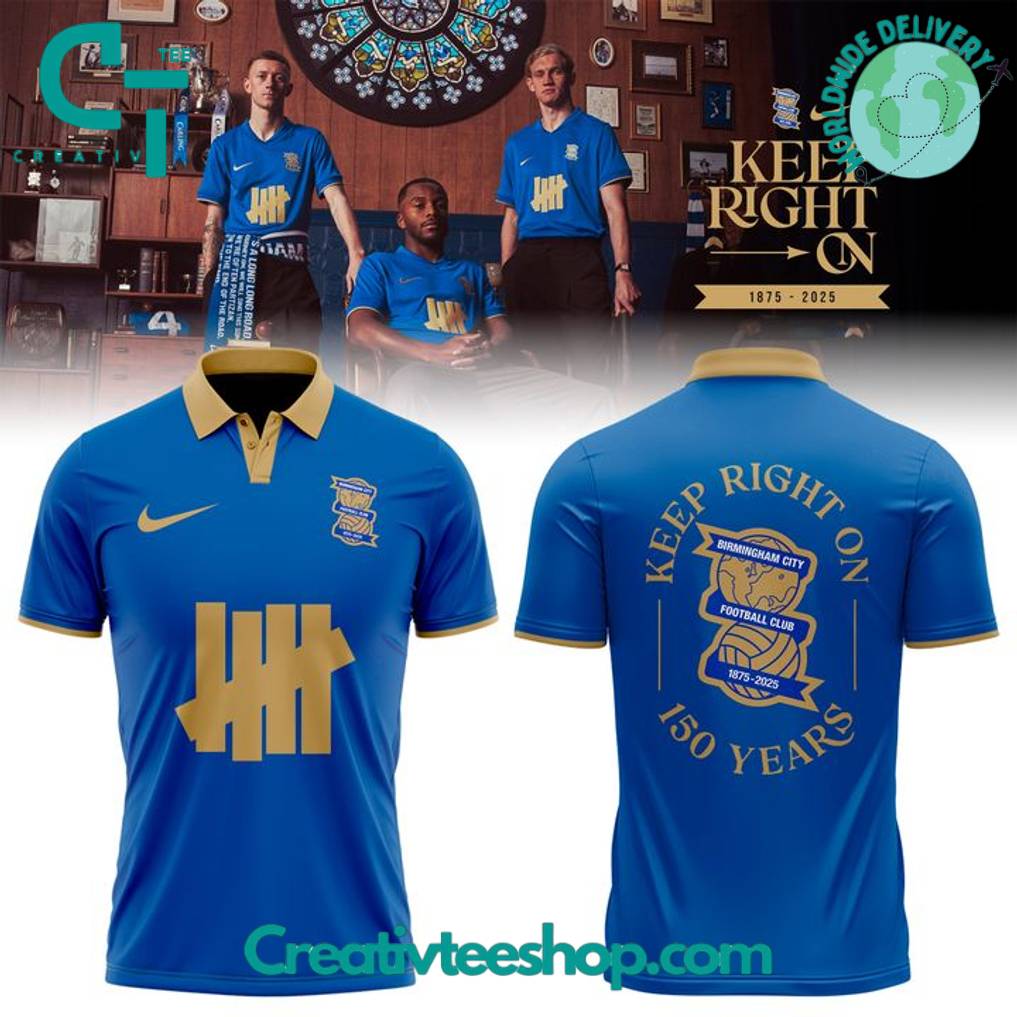 Birmingham City 150-Year Anniversary Keep Right On Special Polo