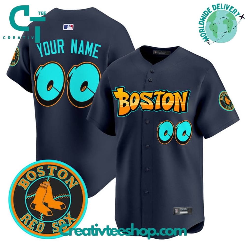 Boston Red Sox ‘Graffiti Streetstyle Edition’ Special Baseball Jersey