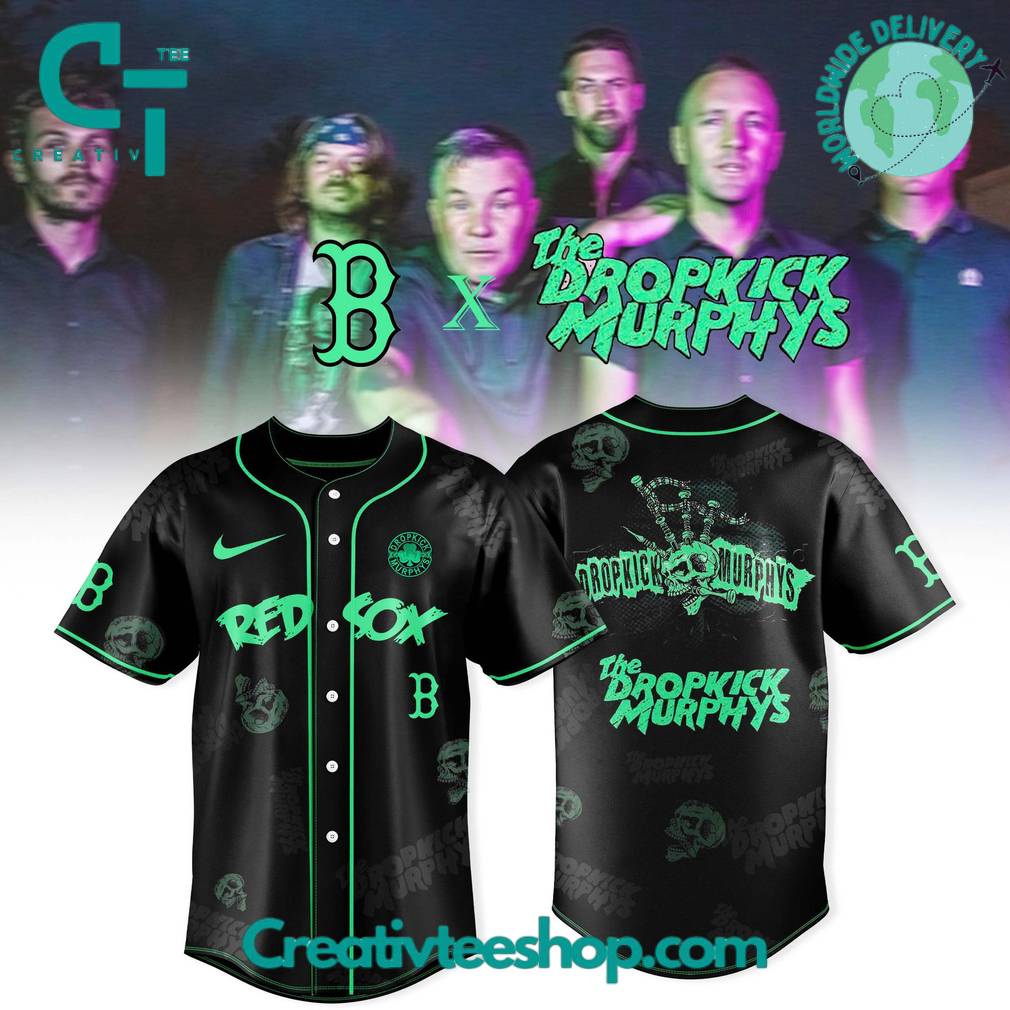 Boston Red Sox x Dropkick Murphys Special Edition Baseball Jersey