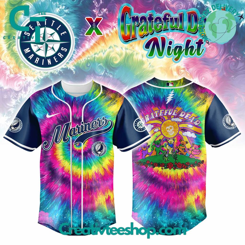 Seattle Mariners x Grateful Dead Night Special Baseball Jersey