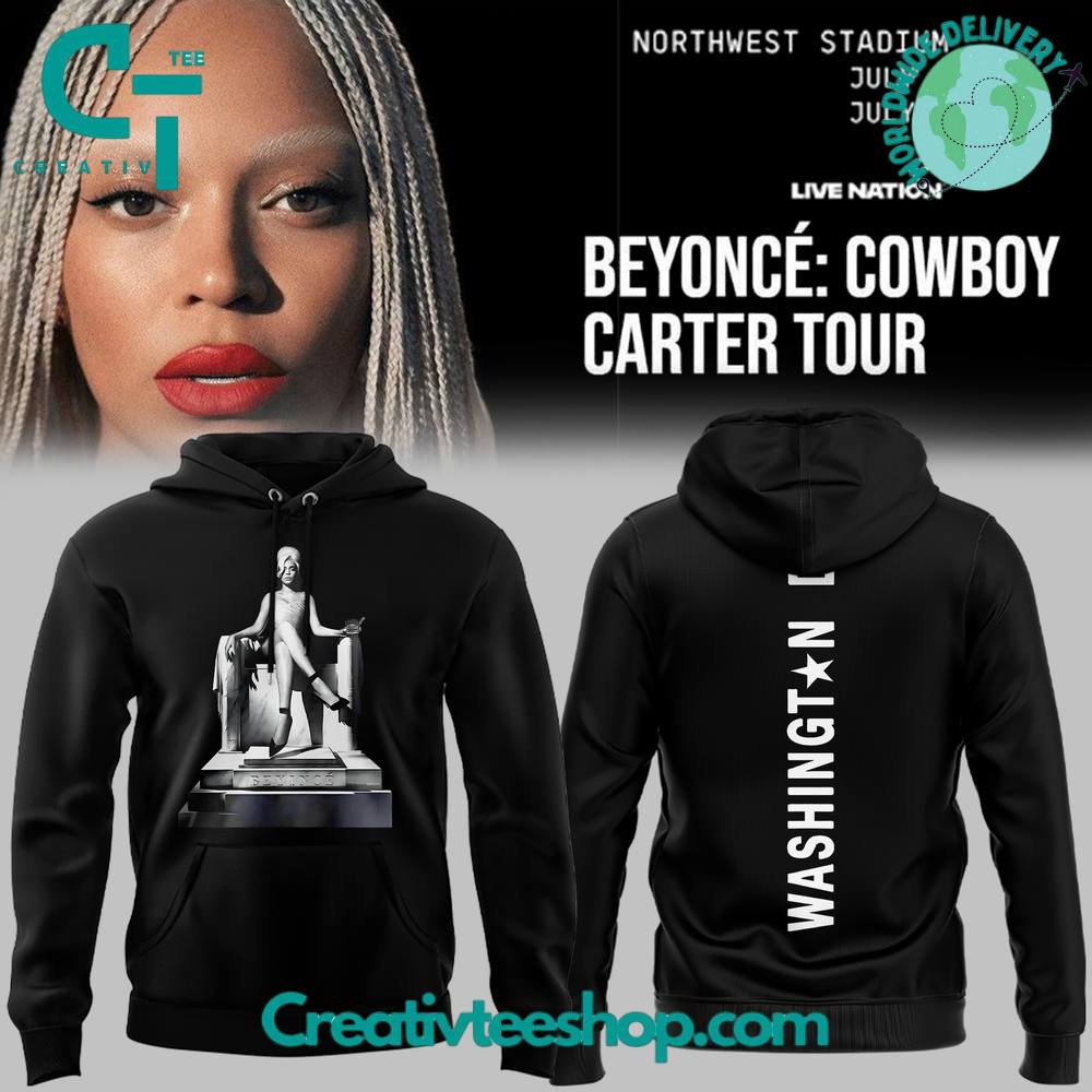 Beyonce Cowboys Carter Tour  x Washington DC Special Hoodie
