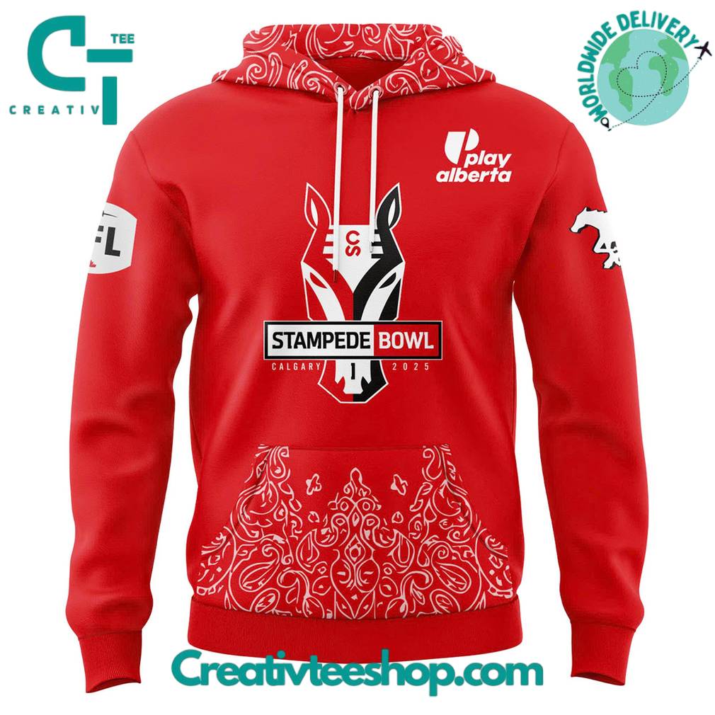 Calgary Stampeders 2025 “The Greatest Outdoor Show on Earth” Special Hoodie