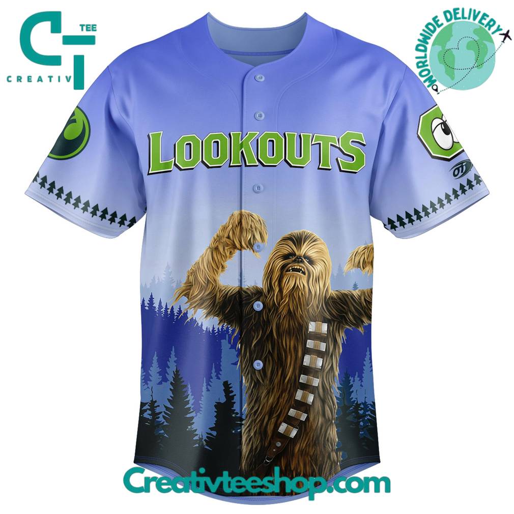 Chattanooga Lookouts x Star Wars 2025 Custom Baseball Jersey