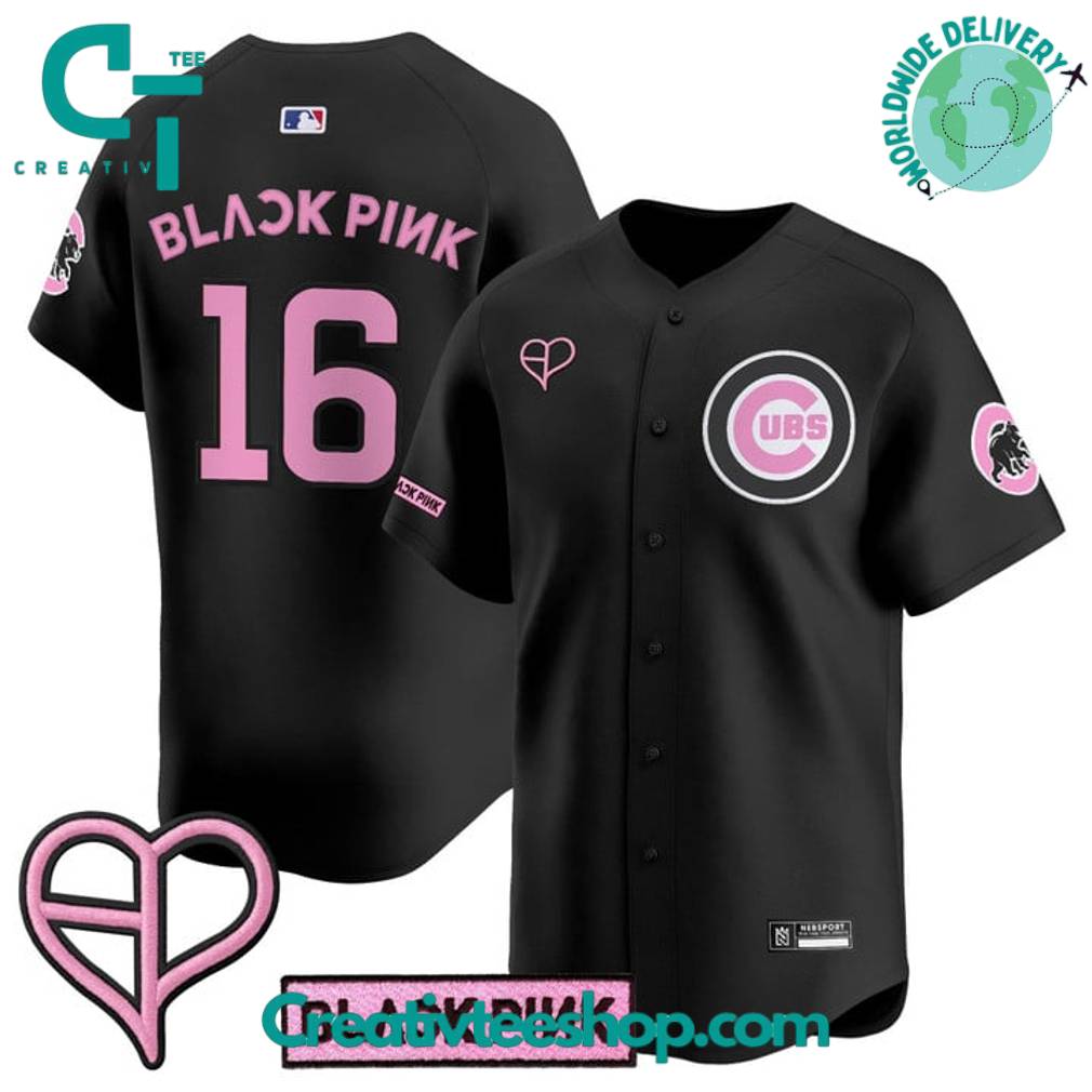Chicago Cubs x Blackpink World Tour Special Baseball Jersey