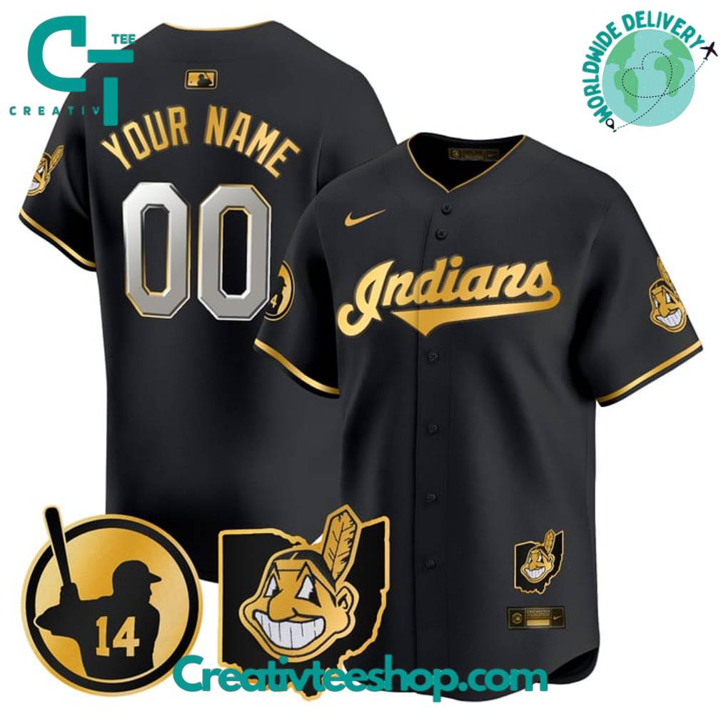 Cleveland Indians Larry Doby Special Baseball Jersey