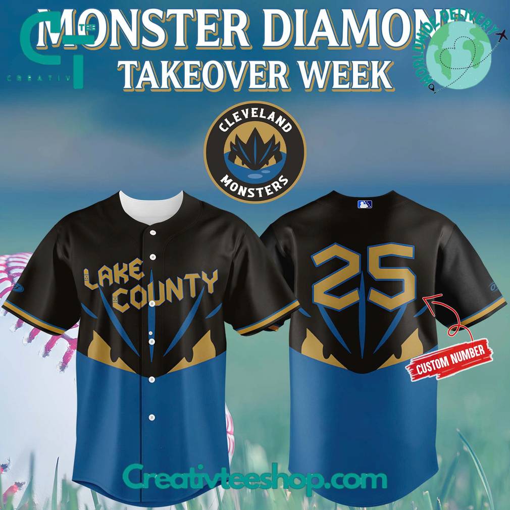 Cleveland Monsters Monster Diamond Takeover Week 2025 Limited Edition Baseball Jersey