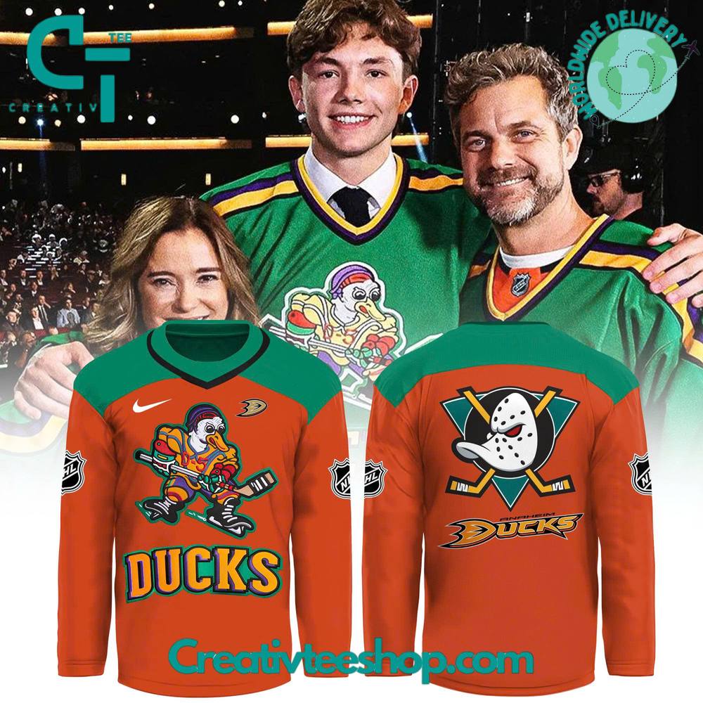 Anaheim Ducks ‘Quack Attack Retro Edition’ Special Hockey Jersey