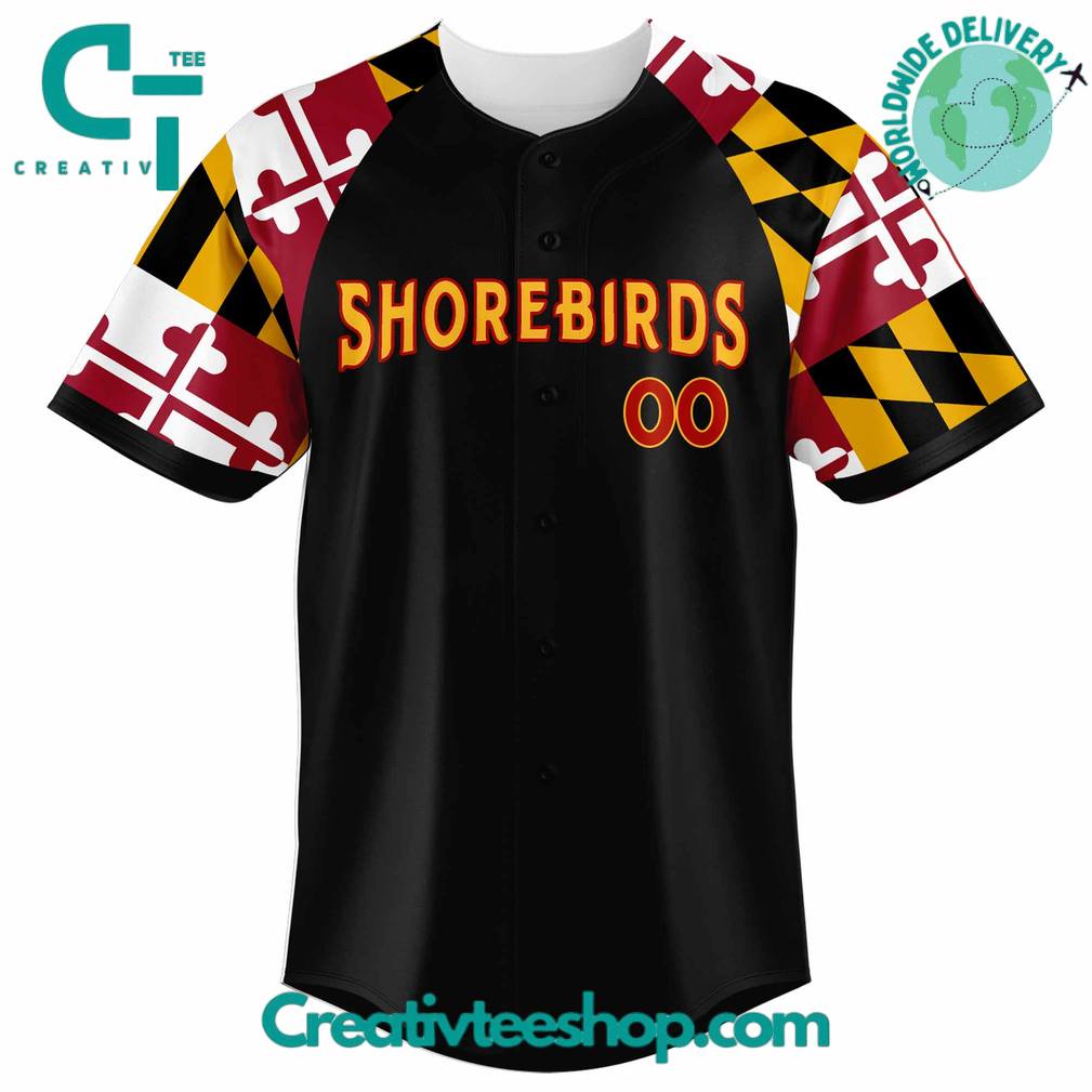 Delmarva Shorebirds Maryland Pride Jackson Holliday Custom Baseball Jersey