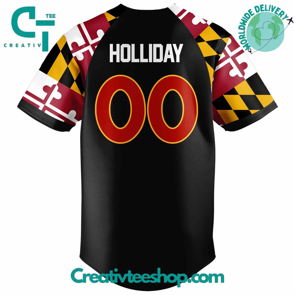 Delmarva Shorebirds Maryland Pride Jackson Holliday Custom Baseball Jersey