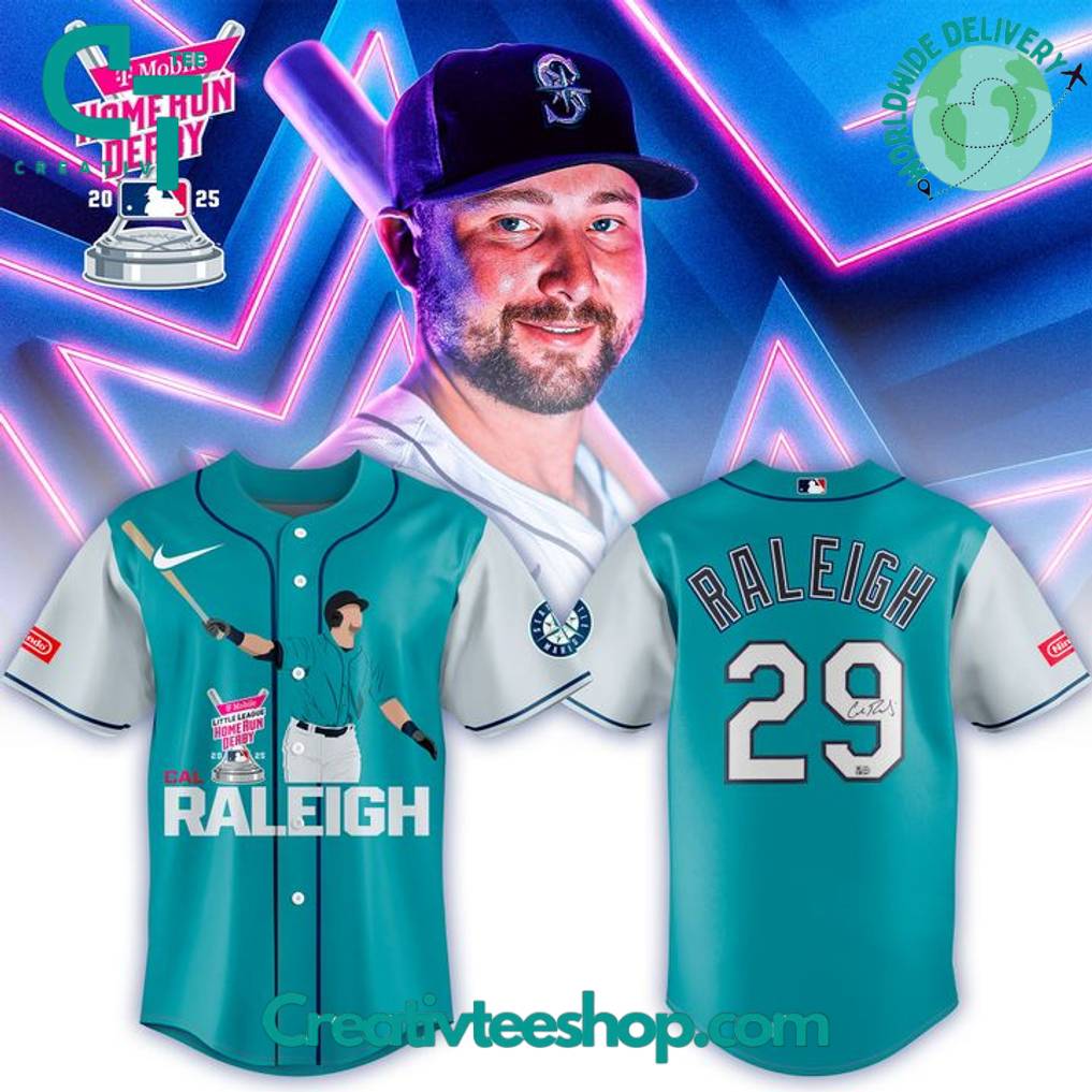 Cal Raleigh – MLB Home Run Derby 2025 Special Baseball Jersey