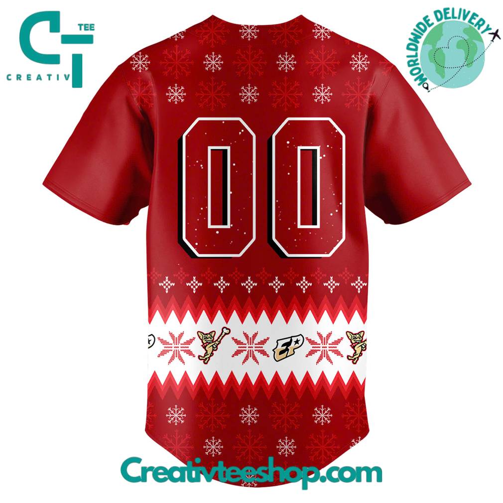 El Paso Chihuahuas Christmas in July 2025 Special Baseball Jersey