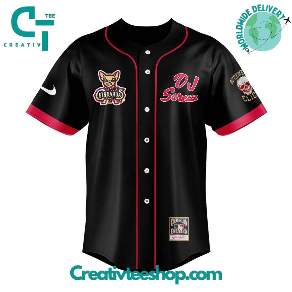El Paso Chihuahuas x DJ Screw Day Special Baseball Jersey